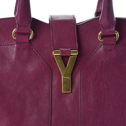 Saint Laurent Sheepskin Medium Cabas ChYc Black Cherry 8 of 11