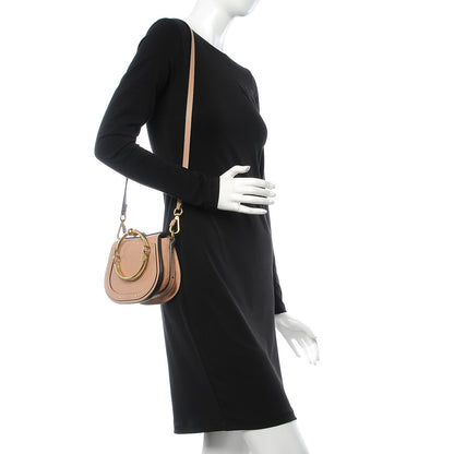 Chloe Calfskin Suede Small Nile Bracelet Bag Biscotti Beige 2 of 10