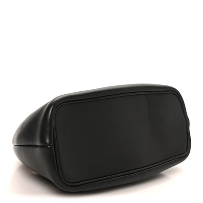 Jacquemus Lambskin Le Petit Calino Ring Top Handle Bag Black 4 of 7