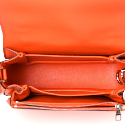 Louis Vuitton Grained Calfskin Vivienne NM Orange 5 of 8