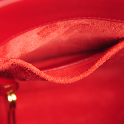 Saint Laurent Calfskin Nano Sac De Jour Lipstick Red 7 of 7