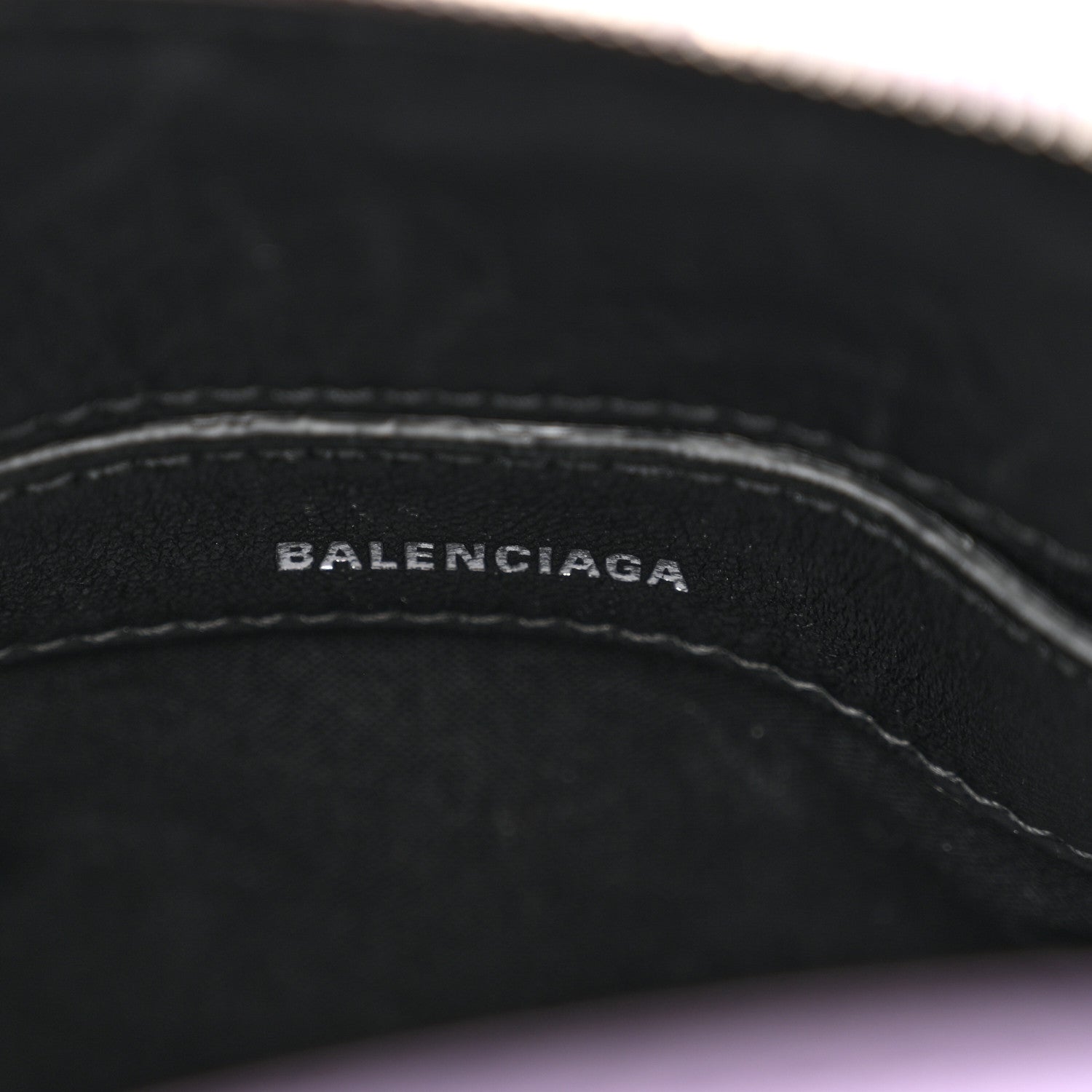 Balenciaga Shiny Calfskin Logo Crocodile Embossed XXS Ville Top Handle Bag Lilac White 6 of 15