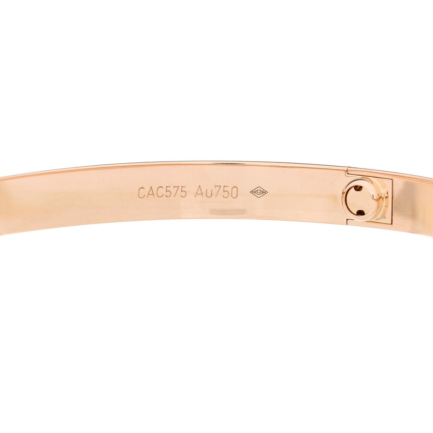 18K Pink Gold LOVE Bracelet 20