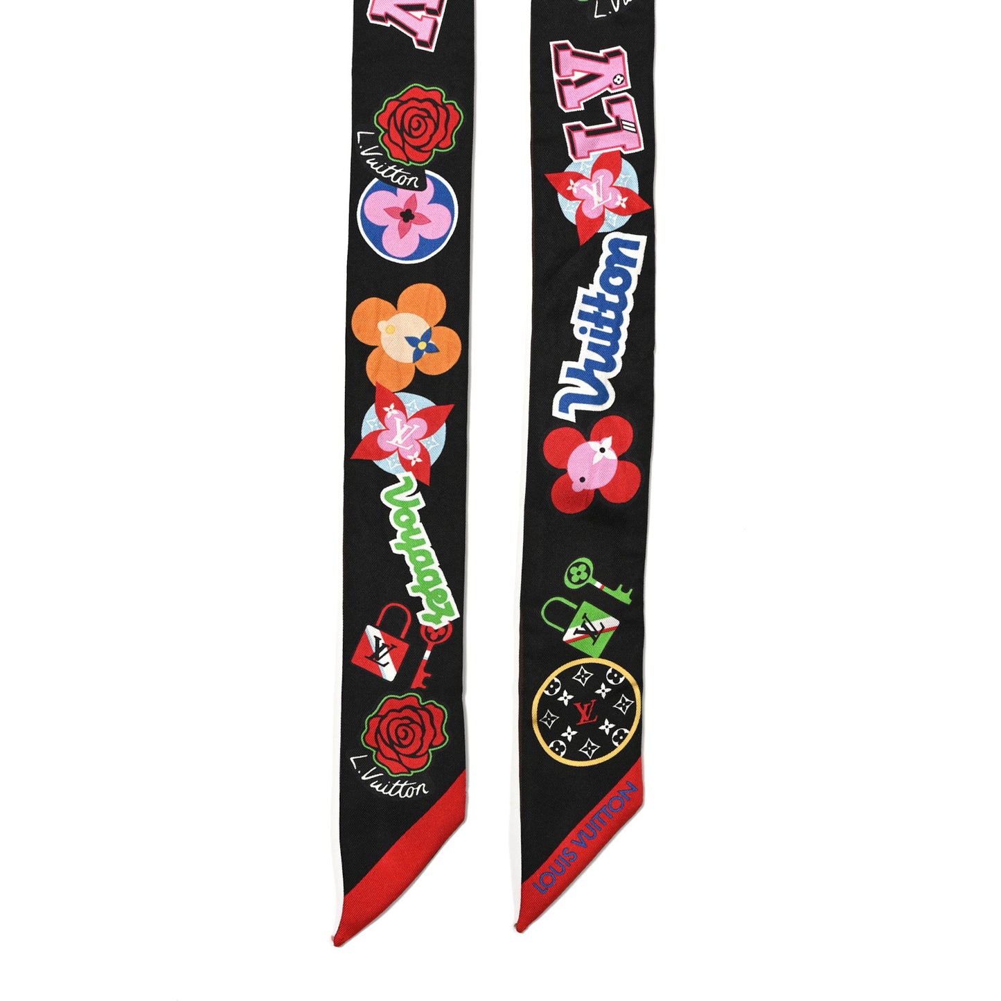 Silk Monogram LV Stories BB Bandeau Black