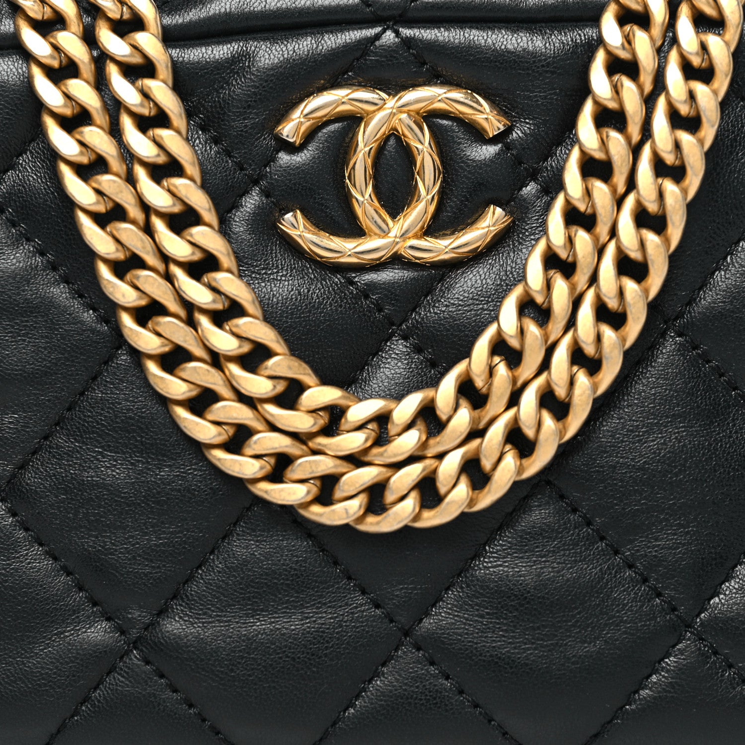 Chanel Lambskin Quilted Mini Pillow Crush Camera Case Black 8 of 10