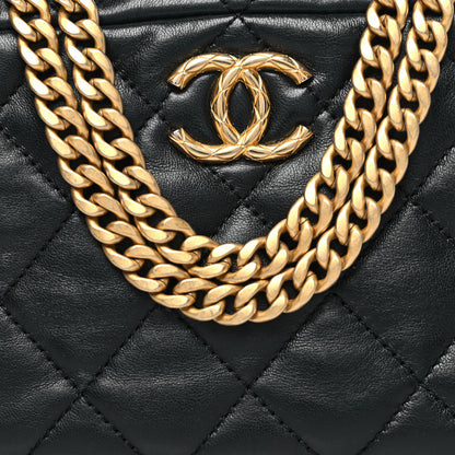 Chanel Lambskin Quilted Mini Pillow Crush Camera Case Black 8 of 10