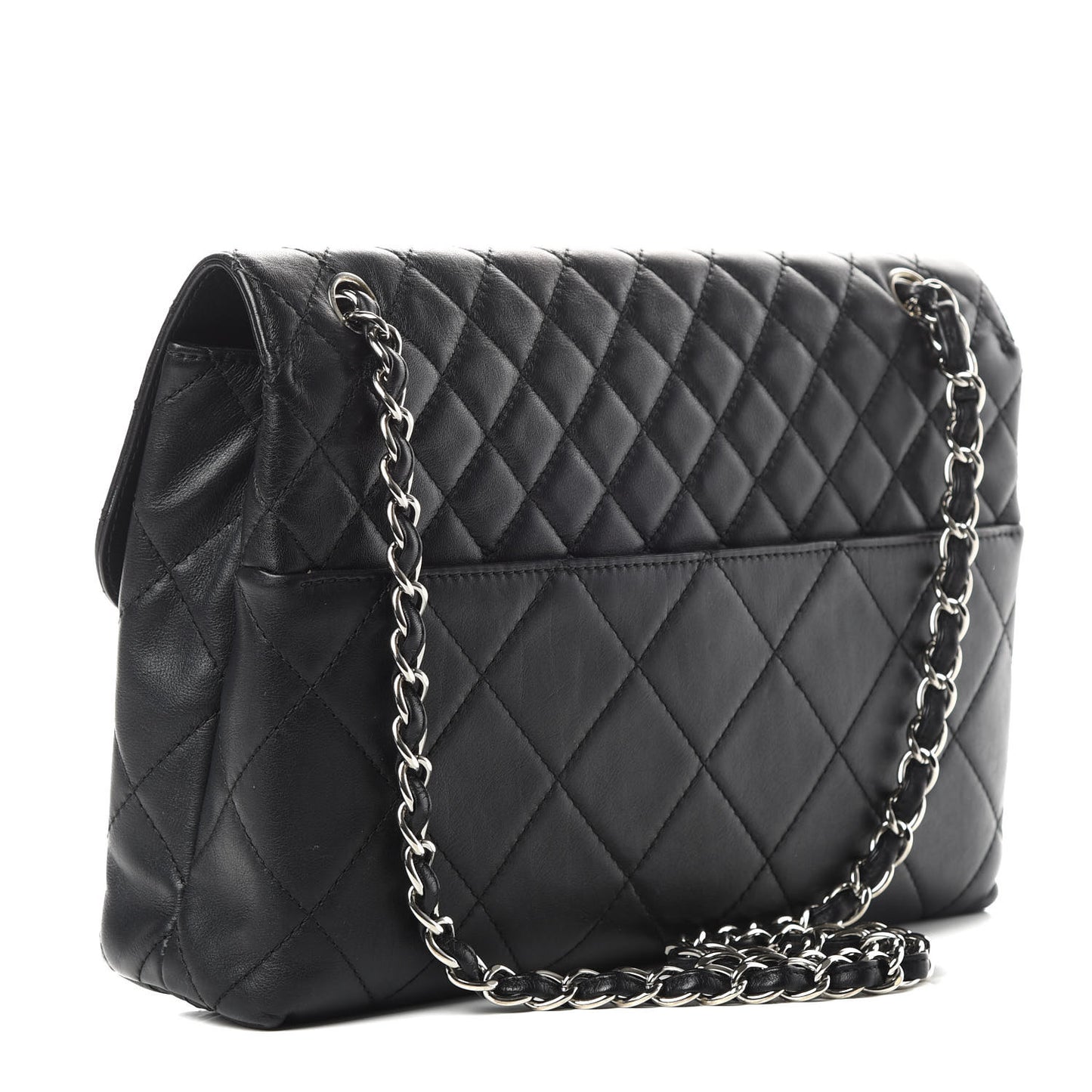 Calfskin Quilted In The Business Flap Bag Black