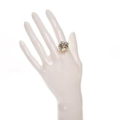 Chanel Metal Crystal CC Ring 6 Gold 2 of 7