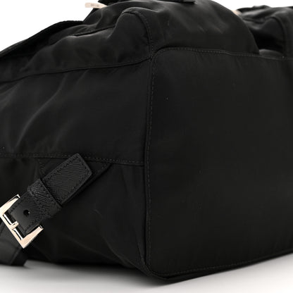 Prada Tessuto Nylon Saffiano Medium Backpack Black 8 of 9