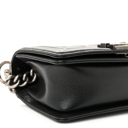 Chanel Caviar Quilted Small Boy Flap Black 9 of 10
