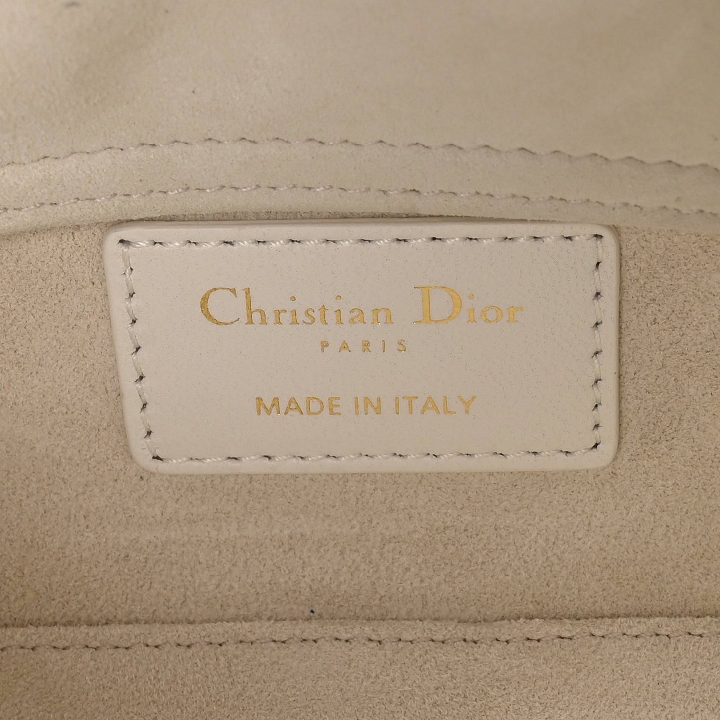 Lambskin Cannage Micro Lady D-Joy Latte