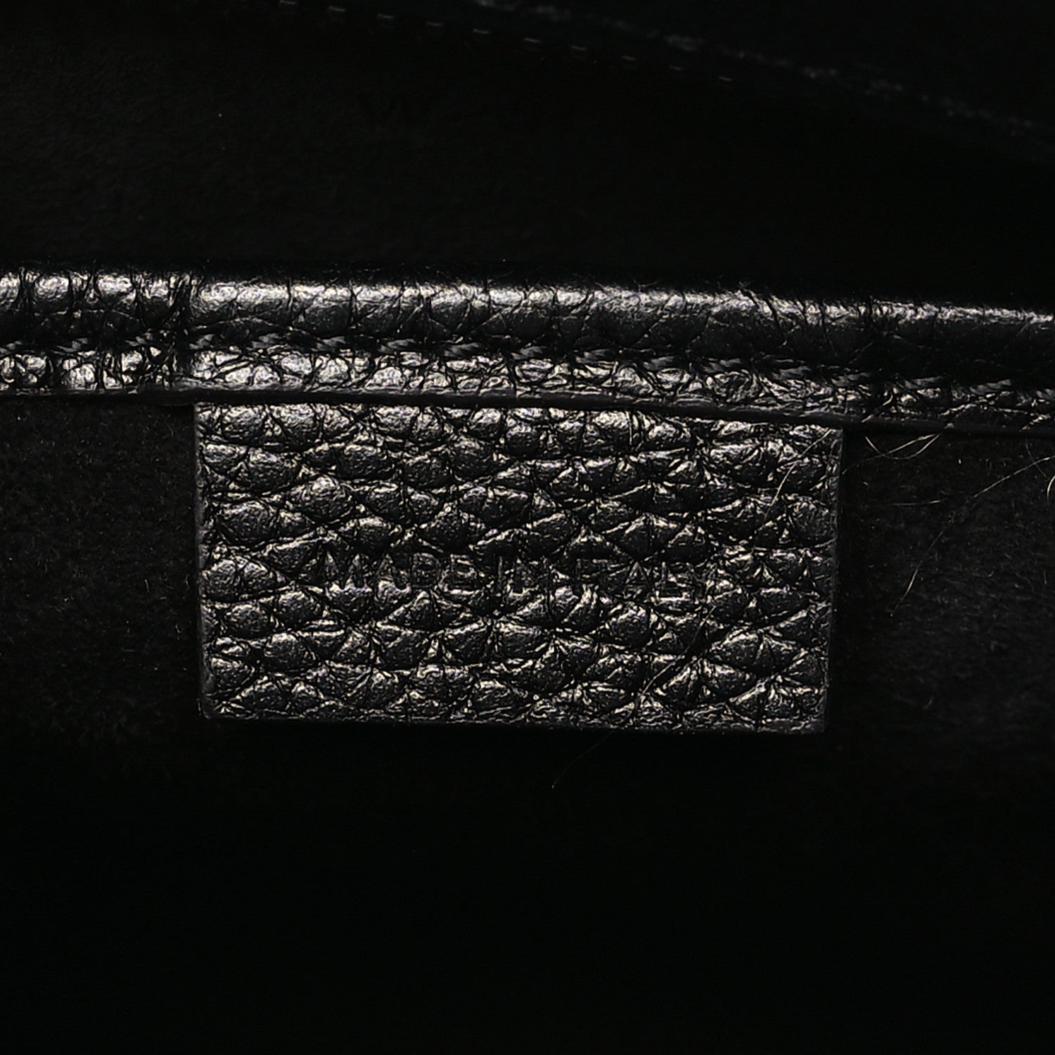 Celine Drummed Calfskin Nano Luggage Black 7 of 11