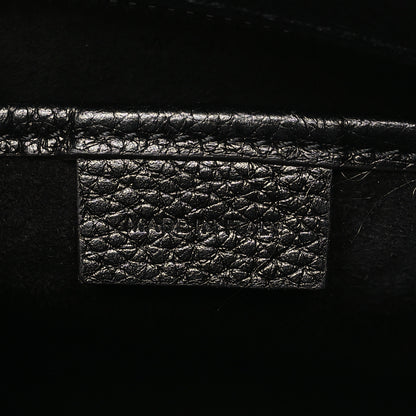 Celine Drummed Calfskin Nano Luggage Black 7 of 11