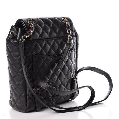 Chanel Lambskin Quilted Small Urban Spirit Backpack Black 3 of 16