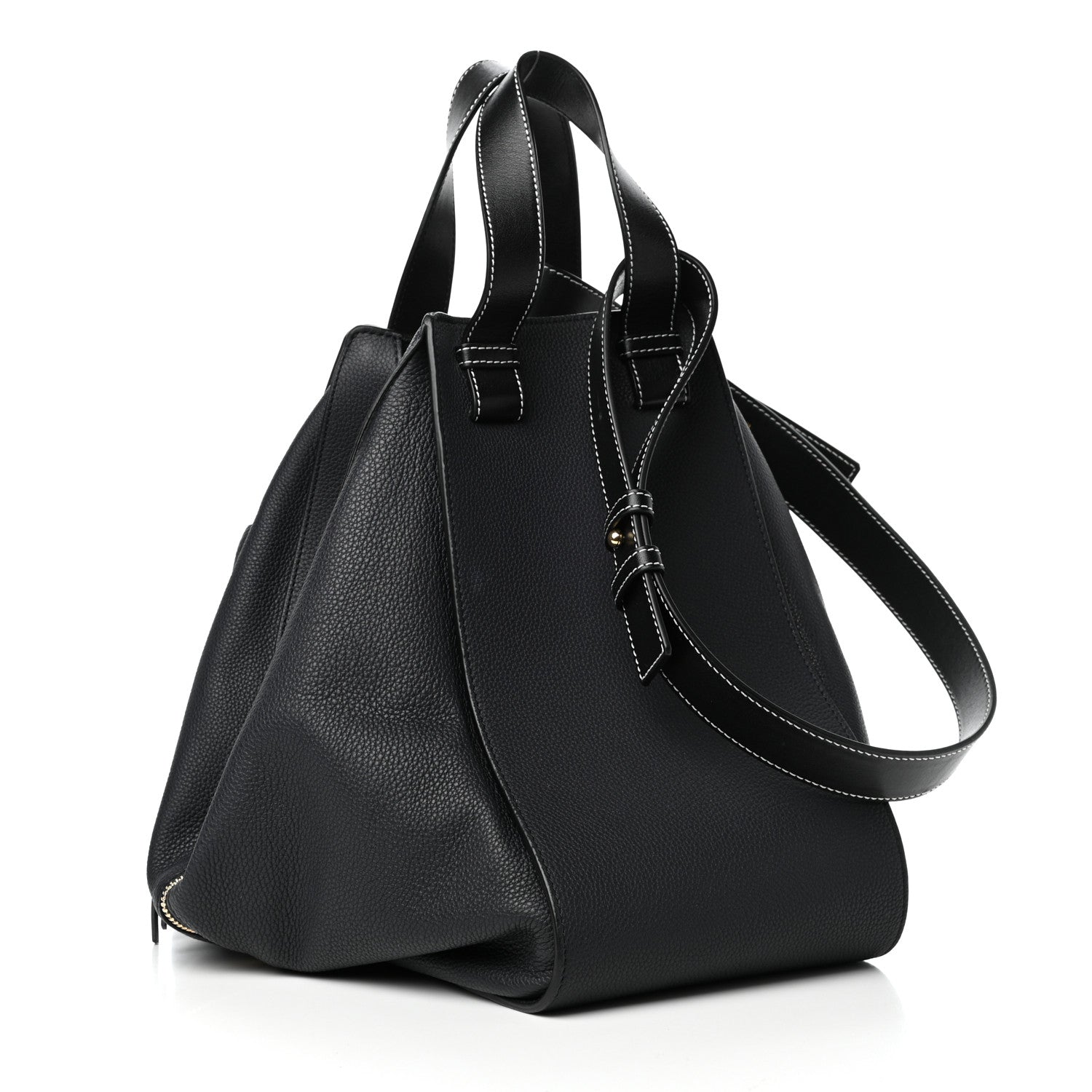 Loewe Calfskin Medium Hammock Shoulder Bag Midnight Blue Black 3 of 9