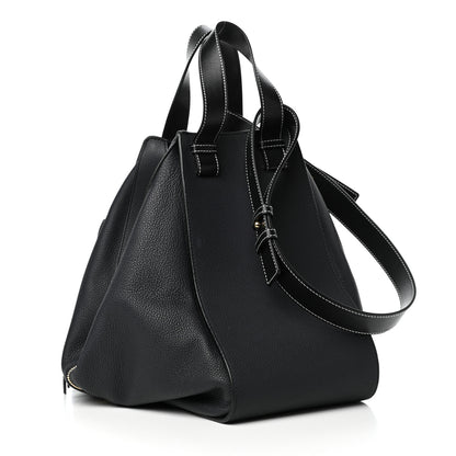 Loewe Calfskin Medium Hammock Shoulder Bag Midnight Blue Black 3 of 9
