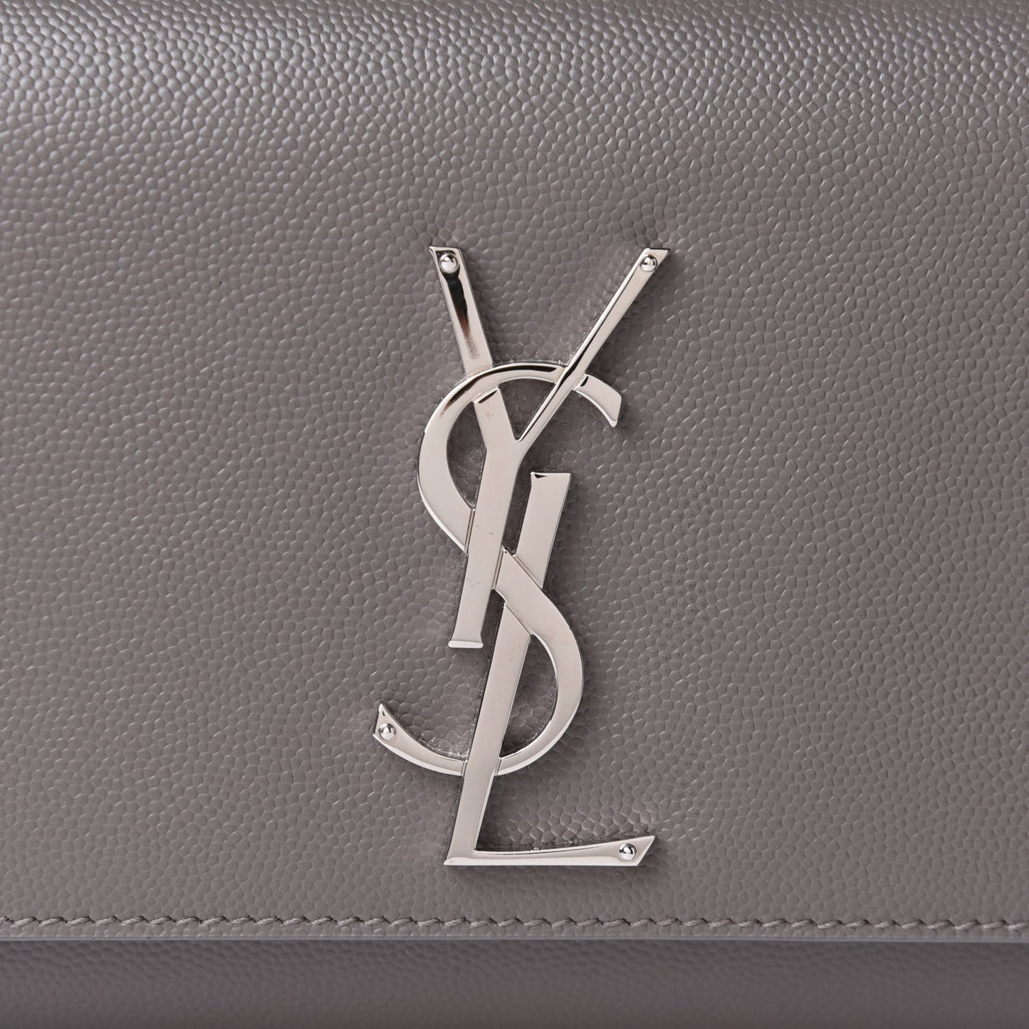 Grain De Poudre Small Monogram Kate Satchel Fog