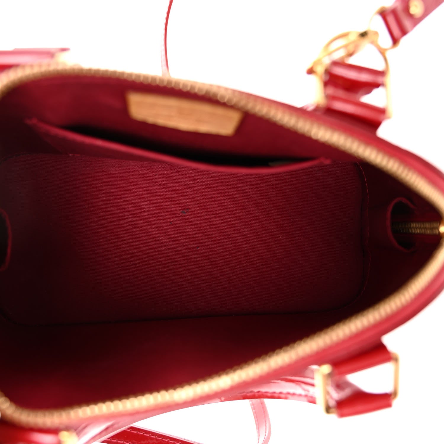 Louis Vuitton Vernis Alma BB Pomme D'Amour 5 of 9