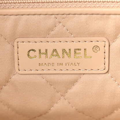Chanel Shiny Calfskin Quilted Small Chanel 22 White 7 of 11