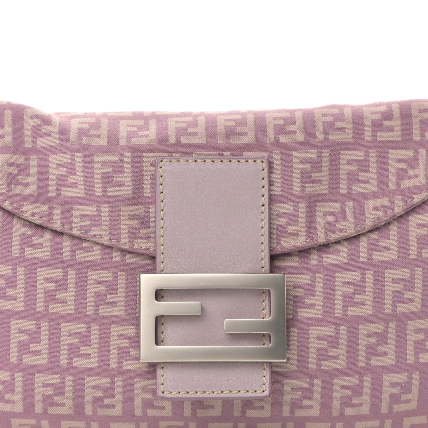 Fendi Zucchino Cuoio Baguette Lilla 8 of 14