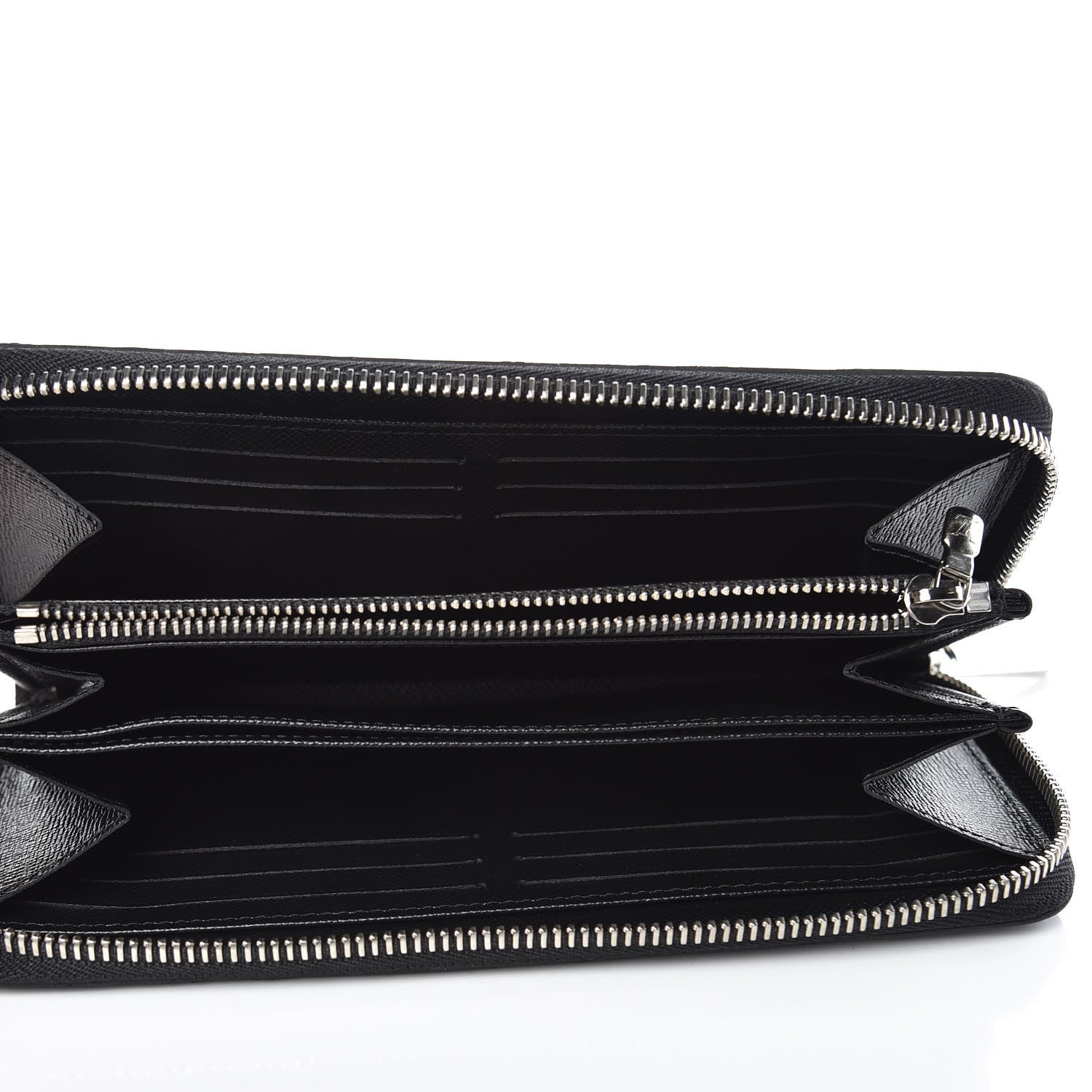 Louis Vuitton Epi Zippy Wallet Black 5 of 8