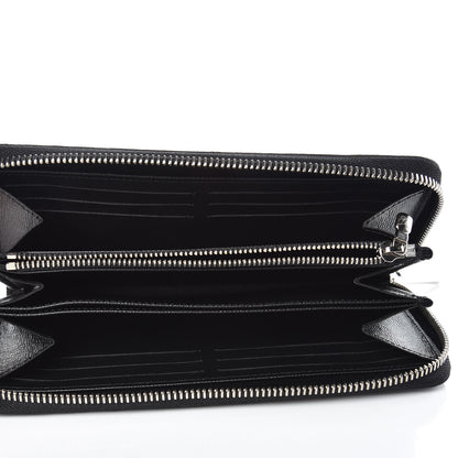 Louis Vuitton Epi Zippy Wallet Black 5 of 8