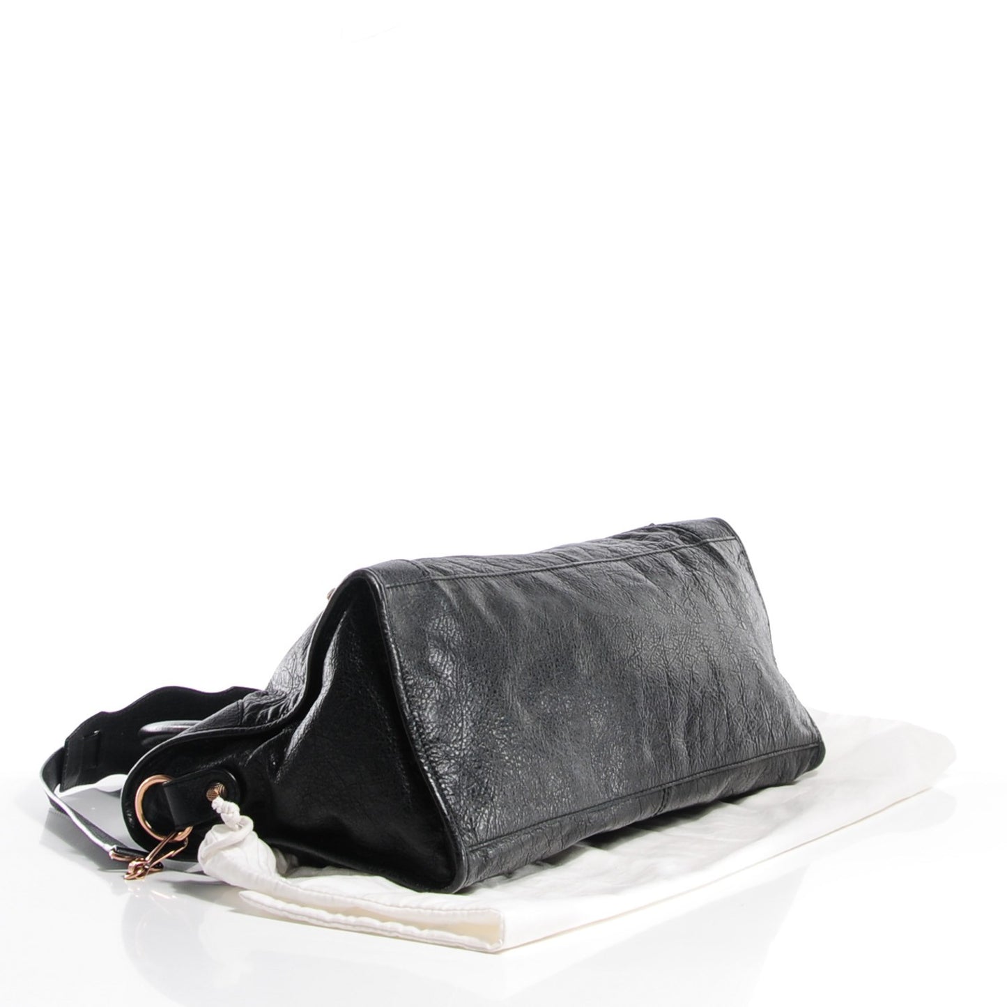 Agneau Giant 12 Rose Gold Hardware Part Time Black