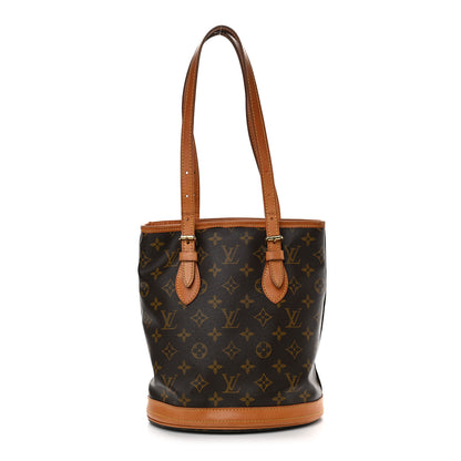 Louis Vuitton Monogram Petit Bucket 23 1 of 9