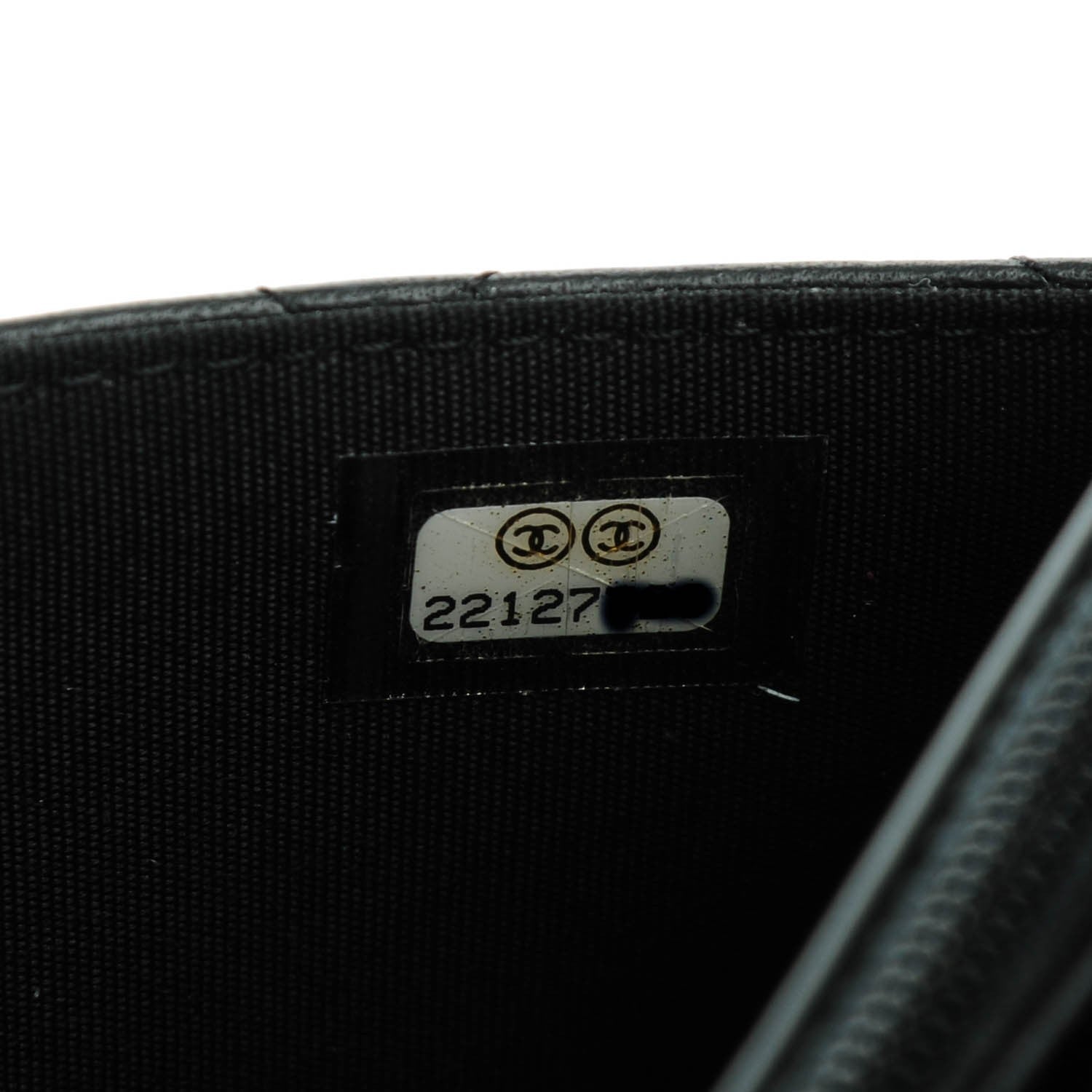 Chanel Lambskin Quilted Boy Wallet On Chain WOC Black 8 of 8