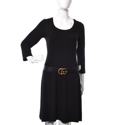 Gucci Calfskin Double G 40mm Belt 90 36 Black 2 of 7