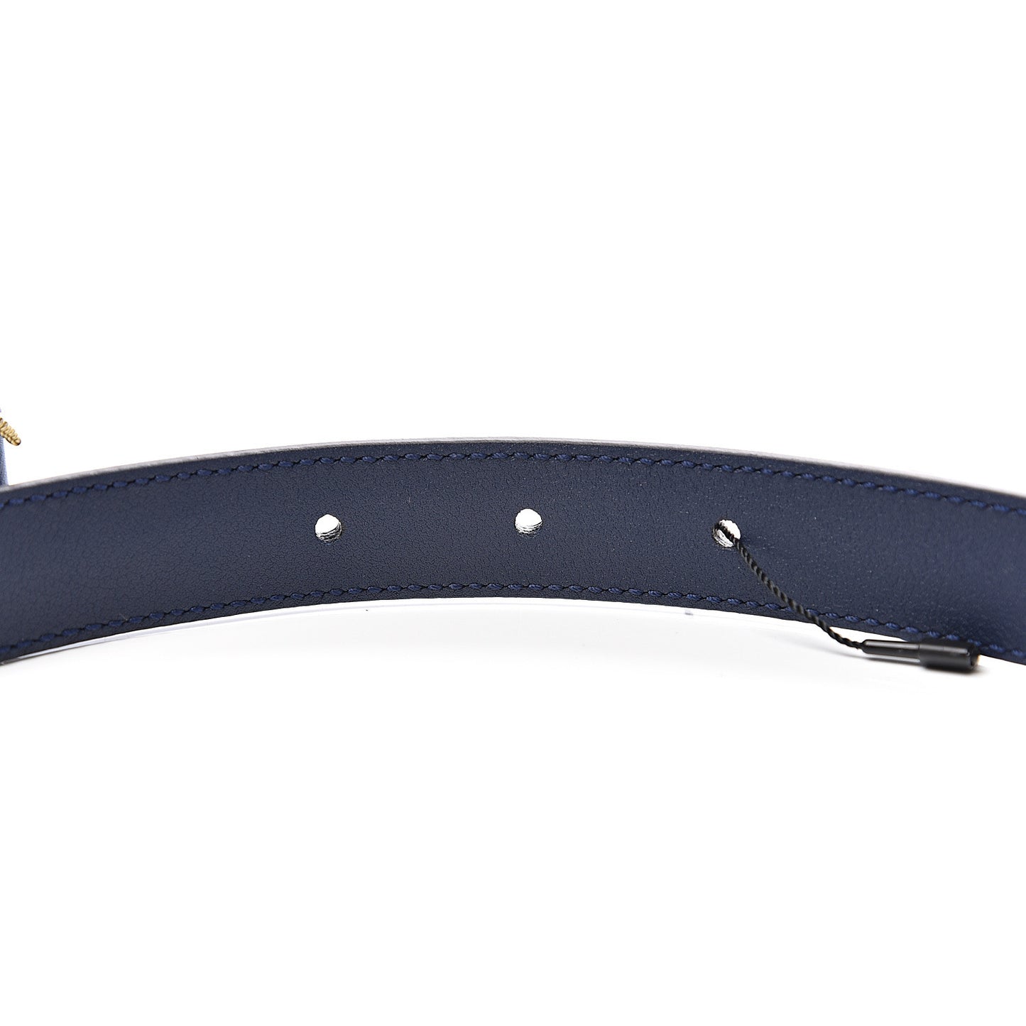 Calfskin Sylvie Stripe Torchon Double G 20mm Belt 95 38 Maritime Hibiscus Red Mystic White