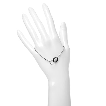 Cartier 18K White Gold Black Ceramic LOVE Bracelet 2 of 5