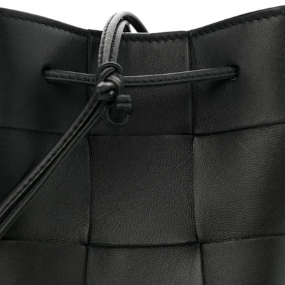 Bottega Veneta Nappa Maxi Intrecciato Cassette Bucket Bag Black 7 of 11
