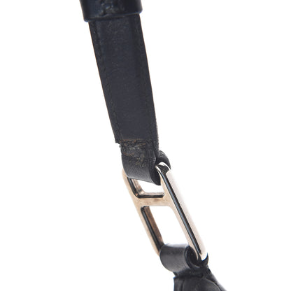 Prada Tessuto Nylon Soft Calfskin Shoulder Bag Black 12 of 12