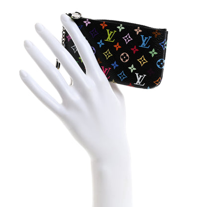 Louis Vuitton LV X TM Monogram Multicolor Key Pouch Black 2 of 7