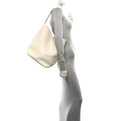 The Row Grained Calfskin Medium N/S Park Tote Ivory 2 of 9
