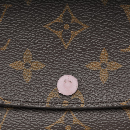 Louis Vuitton Monogram Emilie Wallet Rose Ballerine 7 of 7