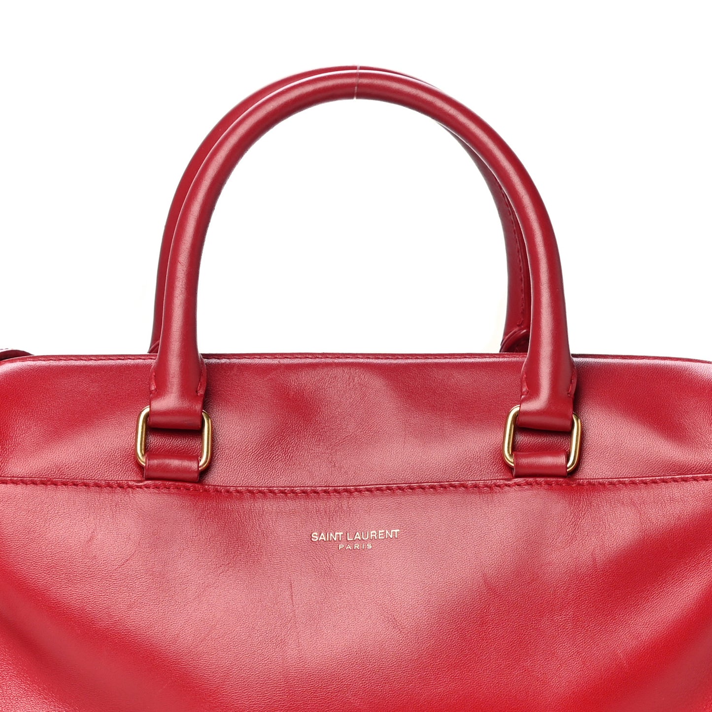Calfskin Classic Baby Duffle Red