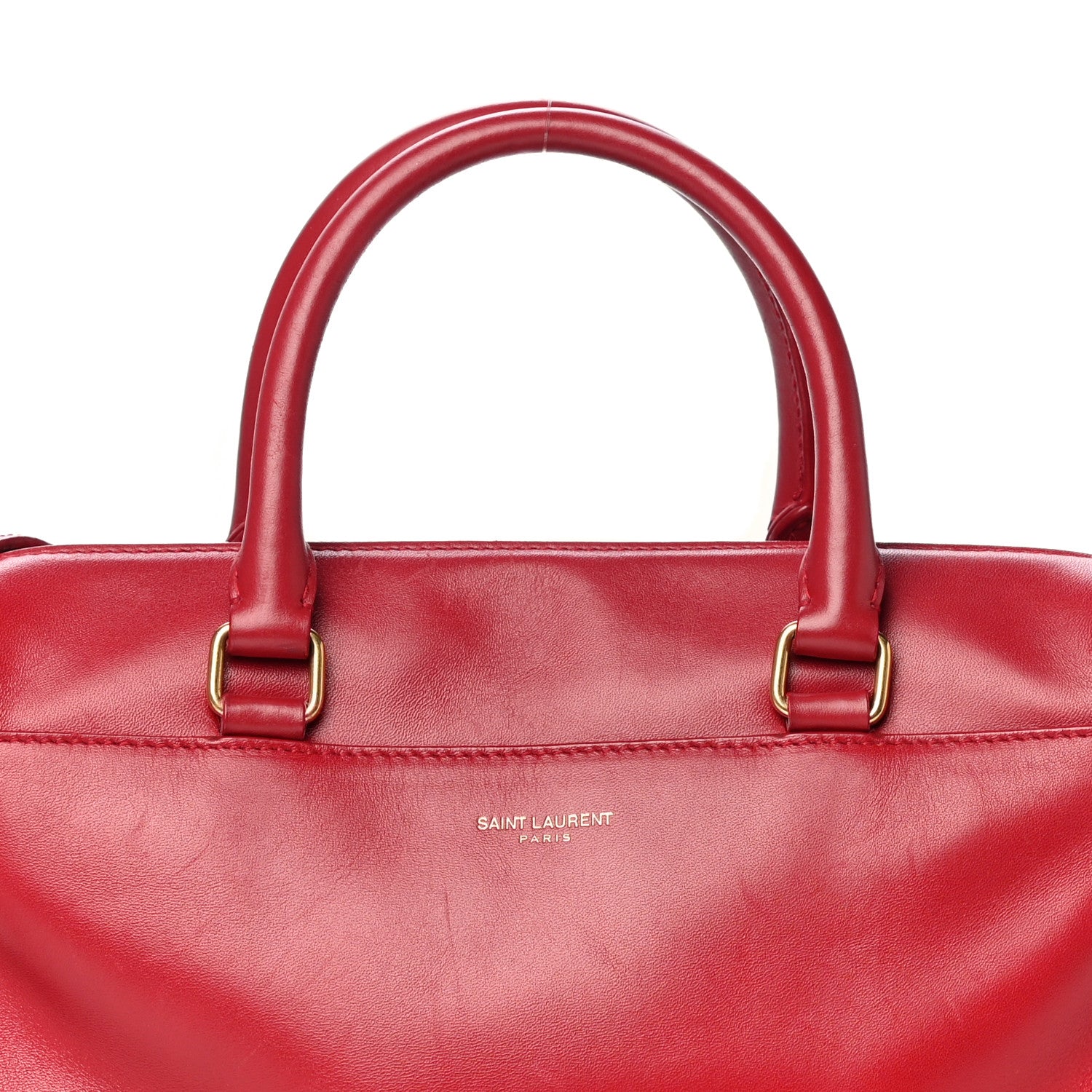 Saint Laurent Calfskin Classic Baby Duffle Red 7 of 21