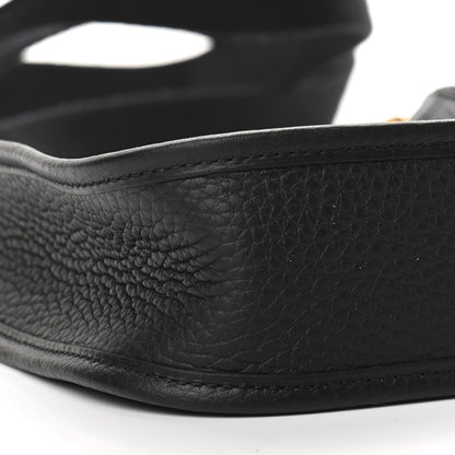Hermes Taurillon Clemence Evelyne TPM Black 8 of 9