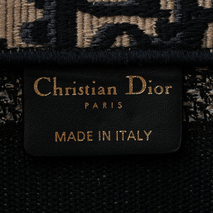 Christian Dior Oblique Mini Book Tote With Strap Blue Multicolor 6 of 13