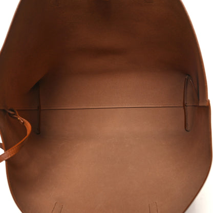 Saint Laurent Calfskin Large Shopping Tote Dark Tan 6 of 12