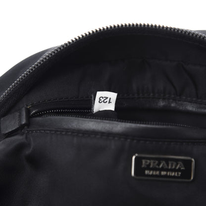 Prada Tessuto Nylon Raso Bear Mini Handle Bag Black 12 of 13