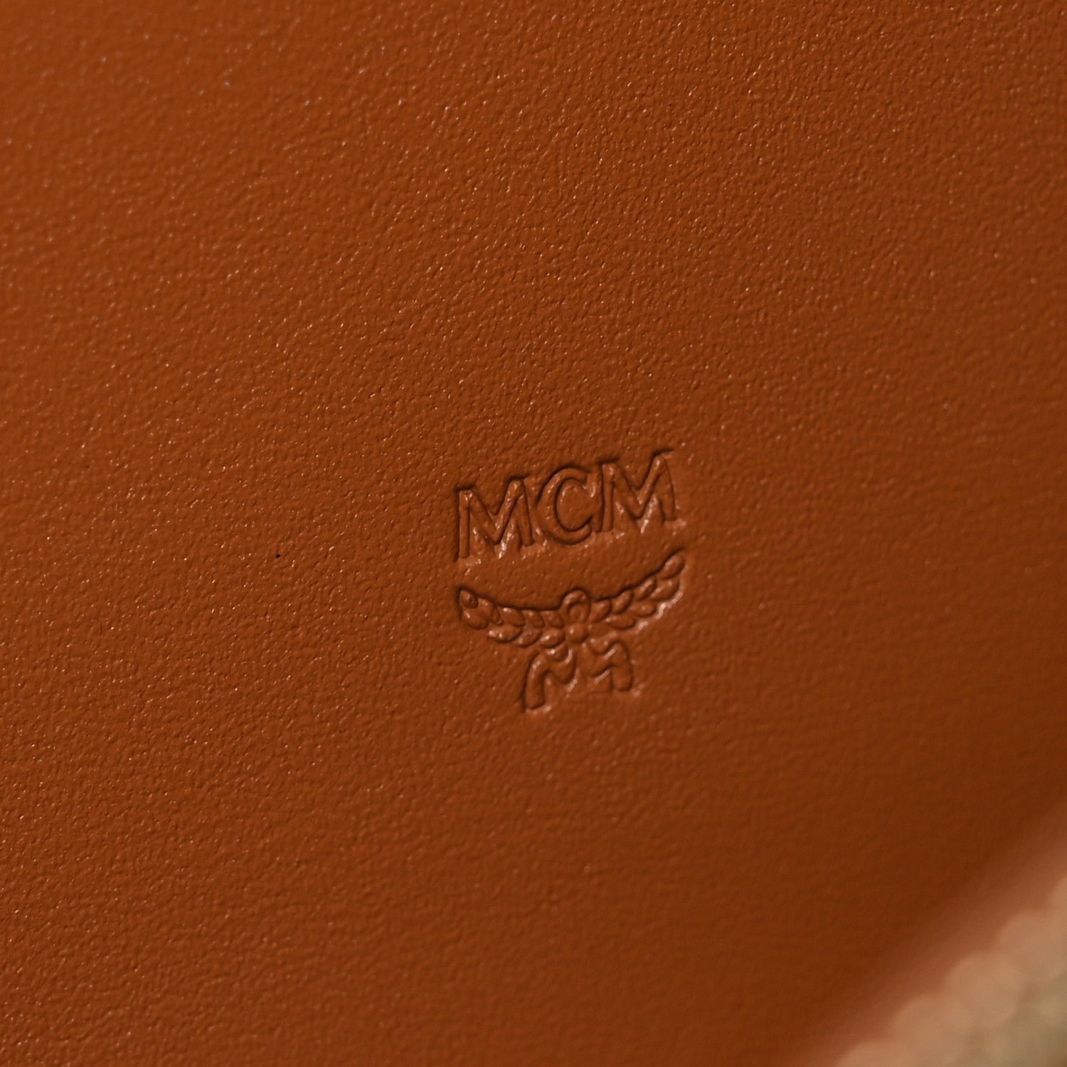 MCM Visetos Large Zip Around Wallet Cognac 8 of 13
