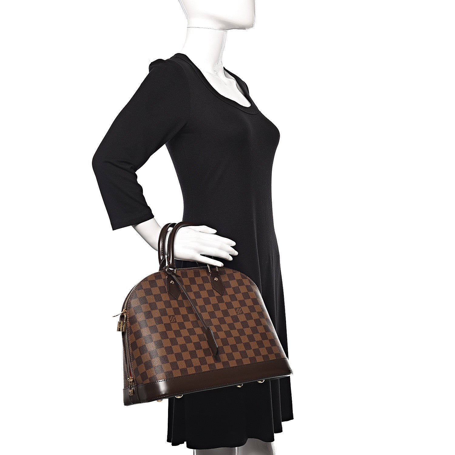 Louis Vuitton Damier Ebene Alma MM 2 of 8