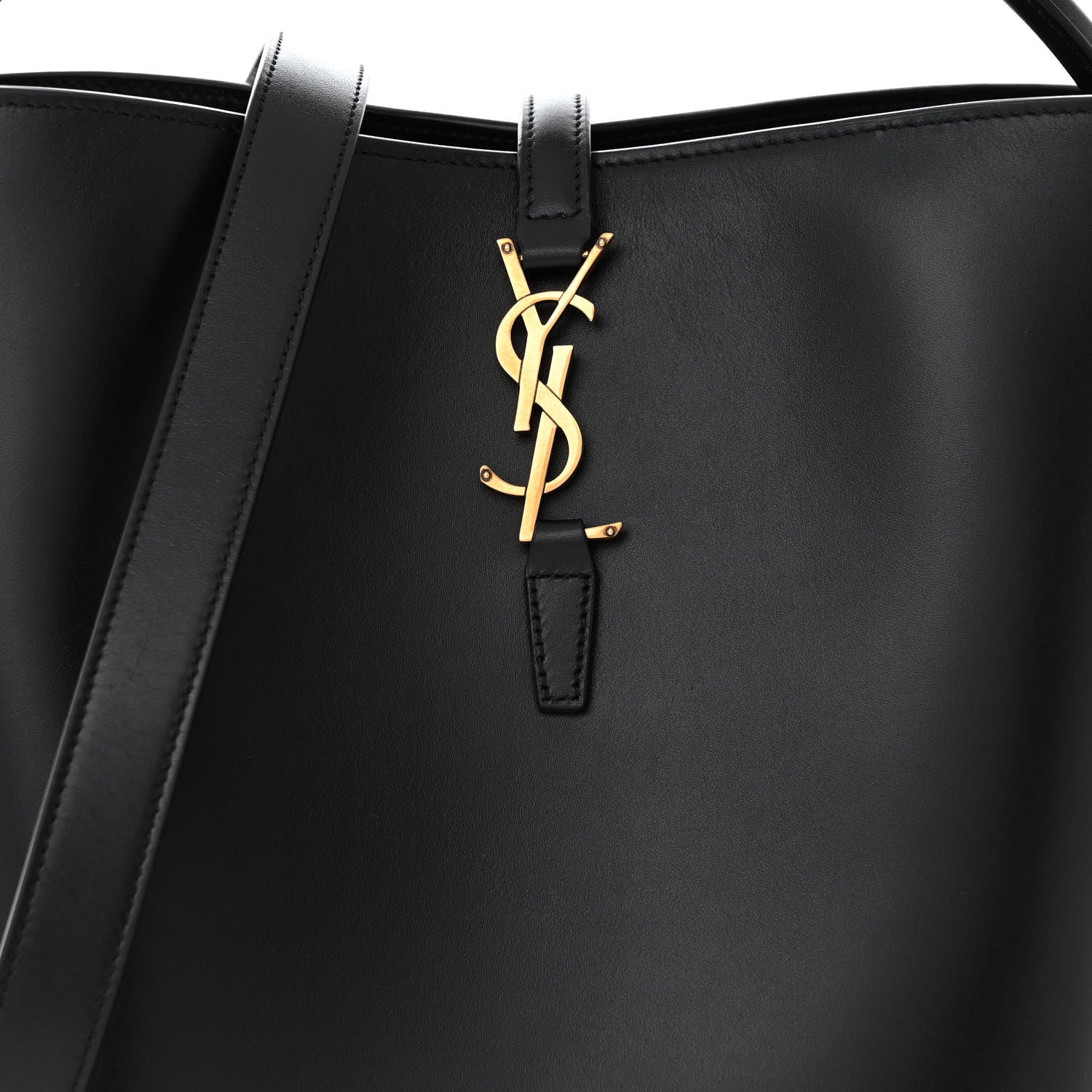 Saint Laurent Shiny Calfskin Le 37 Bucket Bag Black 8 of 12