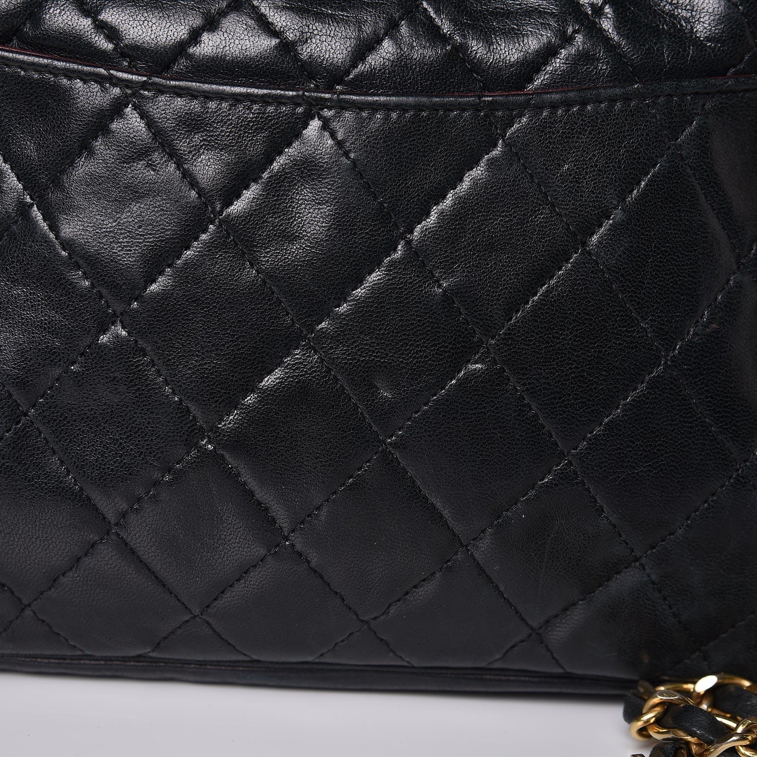 Chanel Lambskin Quilted Camera Case Black 25 of 26