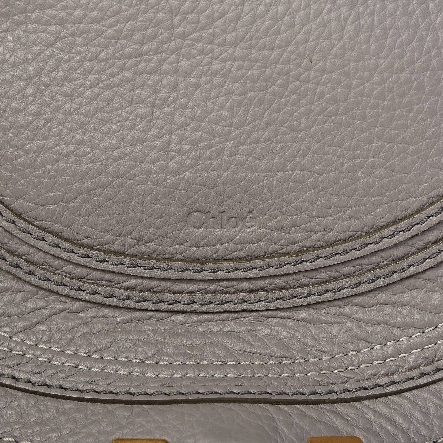 Calfskin Medium Marcie Round Crossbody Bag Cashmere Grey