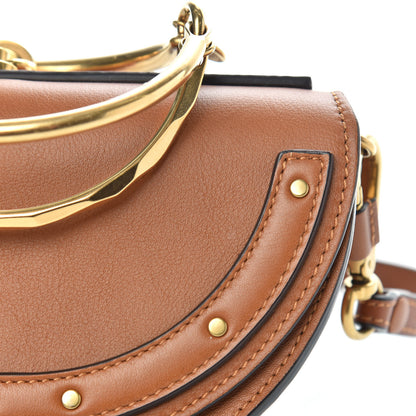 Chloe Calfskin Small Nile Bracelet Minaudiere Bag Caramel 10 of 10