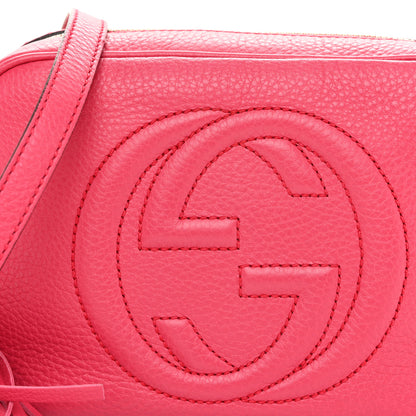 Gucci Pebbled Calfskin Small Soho Disco Bag Pink 8 of 10